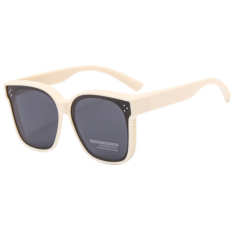 Unisex Set Of Mirror Myopia Sunglasses Men's Fashion Square Polarized UV Protection Driver Driving Sunglasses Women's Large Frame Glasses