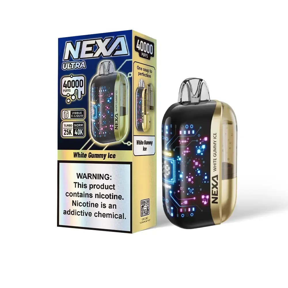Kit de vape jetable Nexa Ultra 40K 800 mAh 20 ml (40 000 bouffées) (entrepôt UE)