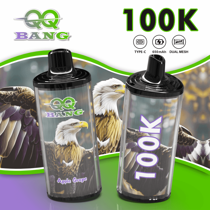 BANG KING 100K bouffées / Affichage du niveau de carburant et de la batterie sur l'écran / Faible résistance / Charge rapide