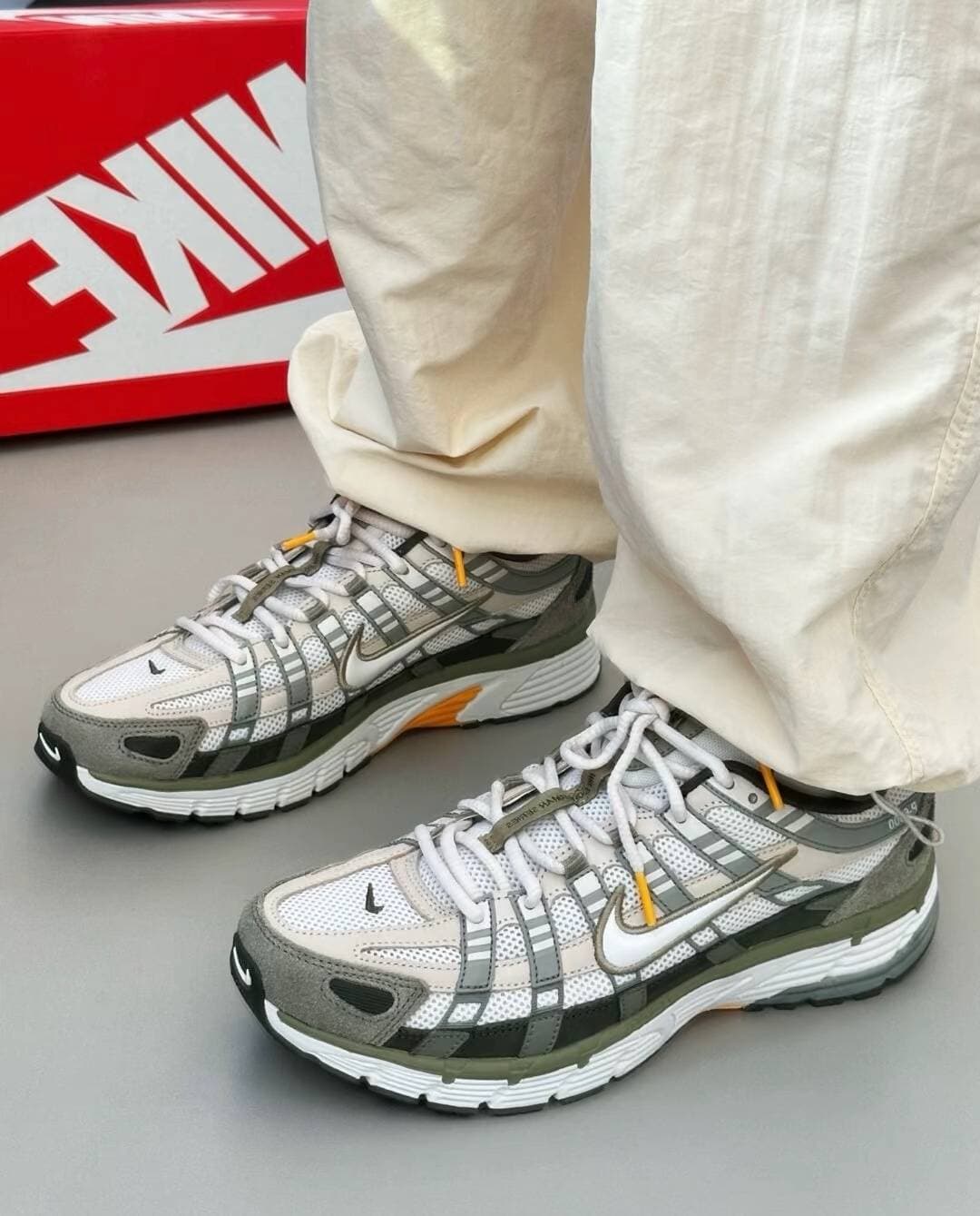 Nike P-6000 Men's And Women's Trainers Light Army/Cargo Khaki/Light Orewood Brown/Phantom