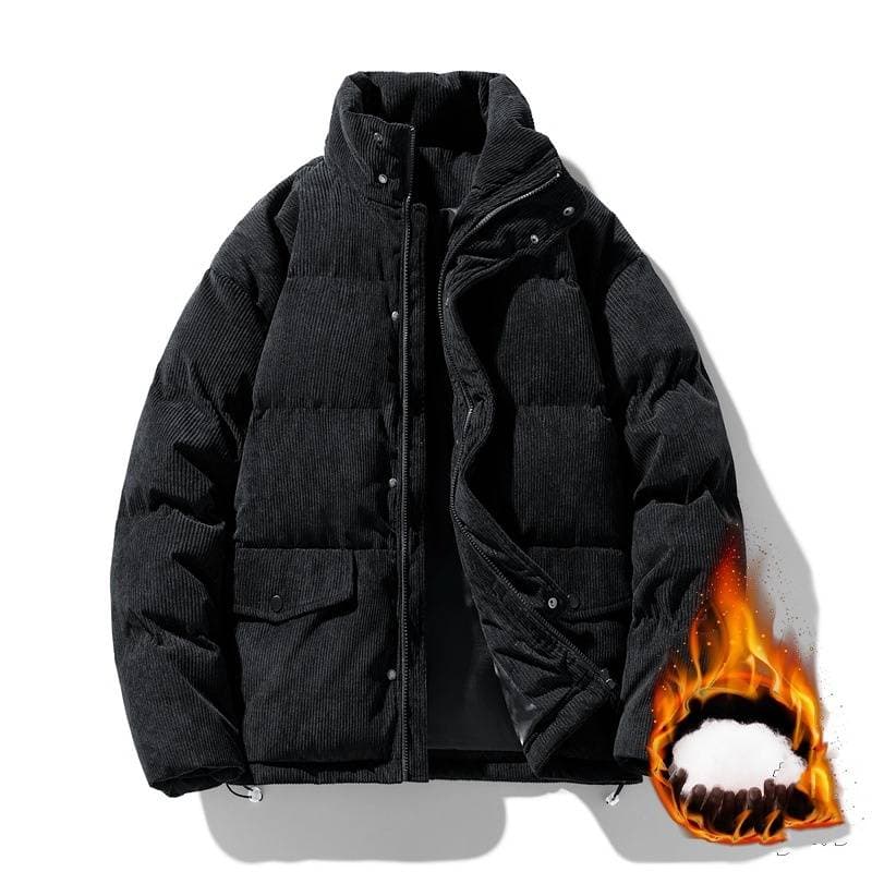 Men's Clothing Corduroy Splicing Cotton Jacket One Piece Dropshipping