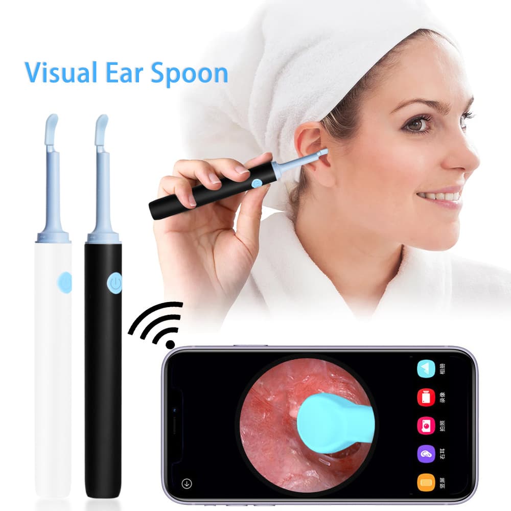 Wireless Stick Adhesive Artifact HD Intelligent Visible Ear Digging Spoon