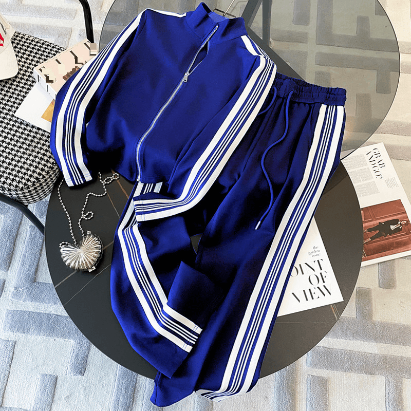 Women's Clothing Sports casual suits for women Spring and Autumn new Korean style fashionable and age reducing slimming sweater two piece suit trendy