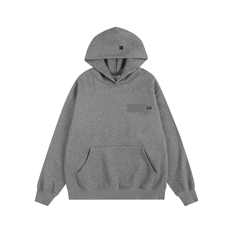 Veste à capuche floquée en velours pour homme, double ligne, marque américaine tendance