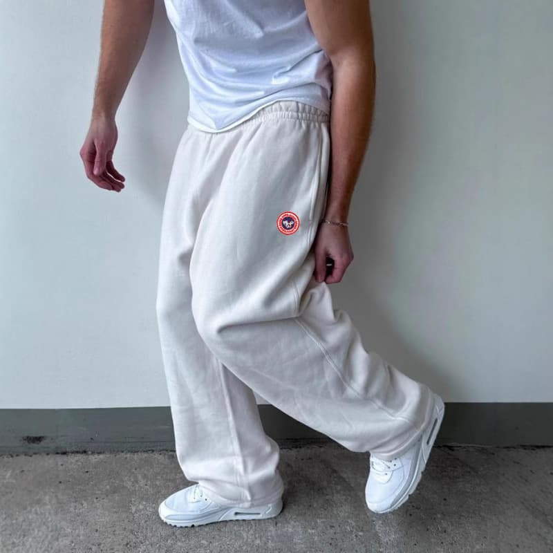Nouveaux pantalons européens et américains pour hommes en toutes saisons, pantalons de sport et décontractés à coupe droite et ample, costumes l
