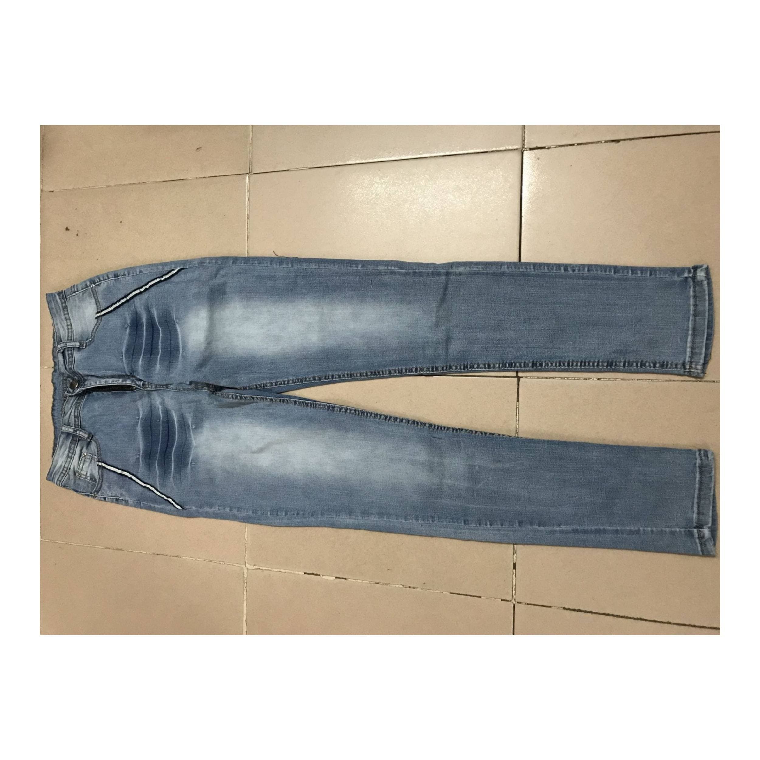 flag element jeans slim fit plus size denim women's trousers