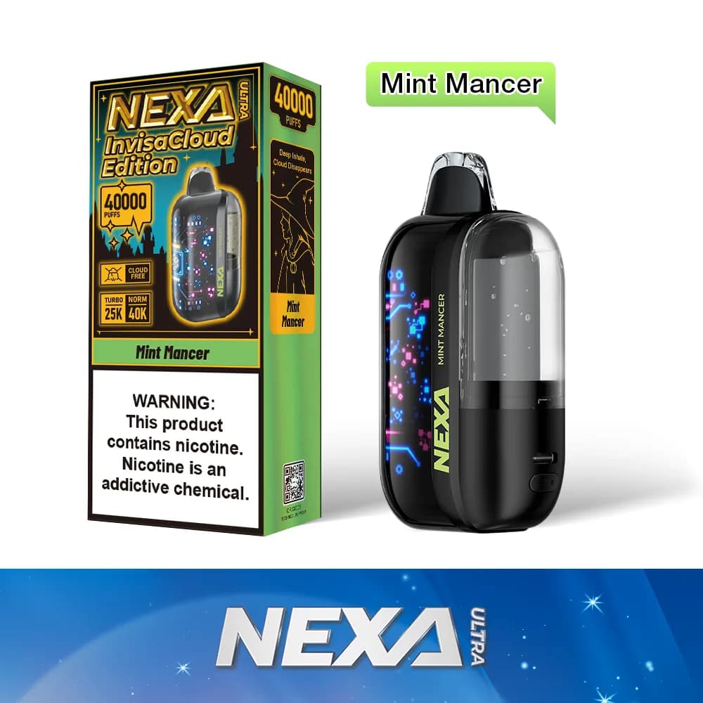 Kit de vape jetable Nexa Ultra 40K (800 mAh, 20 ml, 40 000 bouffées) (entrepôt UE)