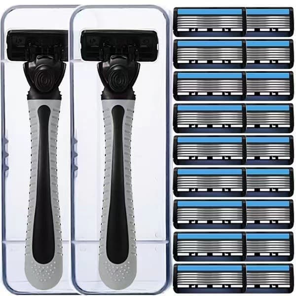 Shaving & Hair Removal New 6 Layer Razor Blades Men's Manual Razor Old Style Razor Blades Razor
