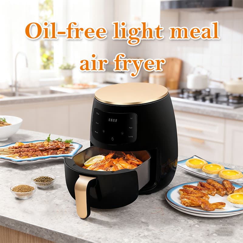 Modern Battery-Powered Air Fryer 3.1-4.0L Capacity Energy Saving & Fast Cooking For Outdoor & RV Use Household Kitchen Appliance