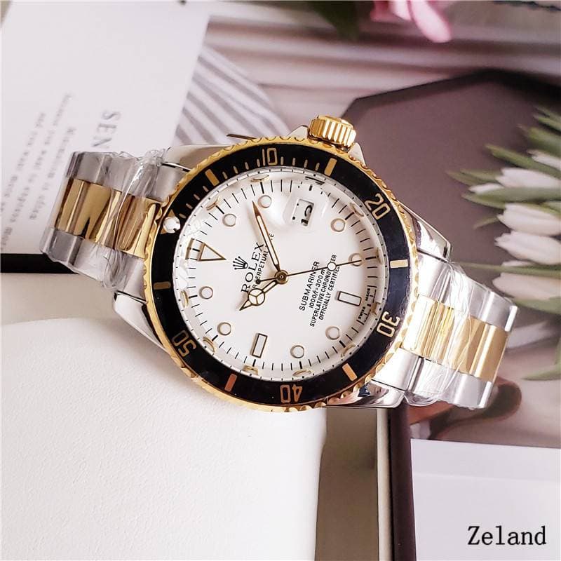 Yacht-Master Montre pour Homme Goût Premium Bracelet en métal Style Classique Travailleur d'affaires Mouvement à Quartz Socialisateur Diamètre 40