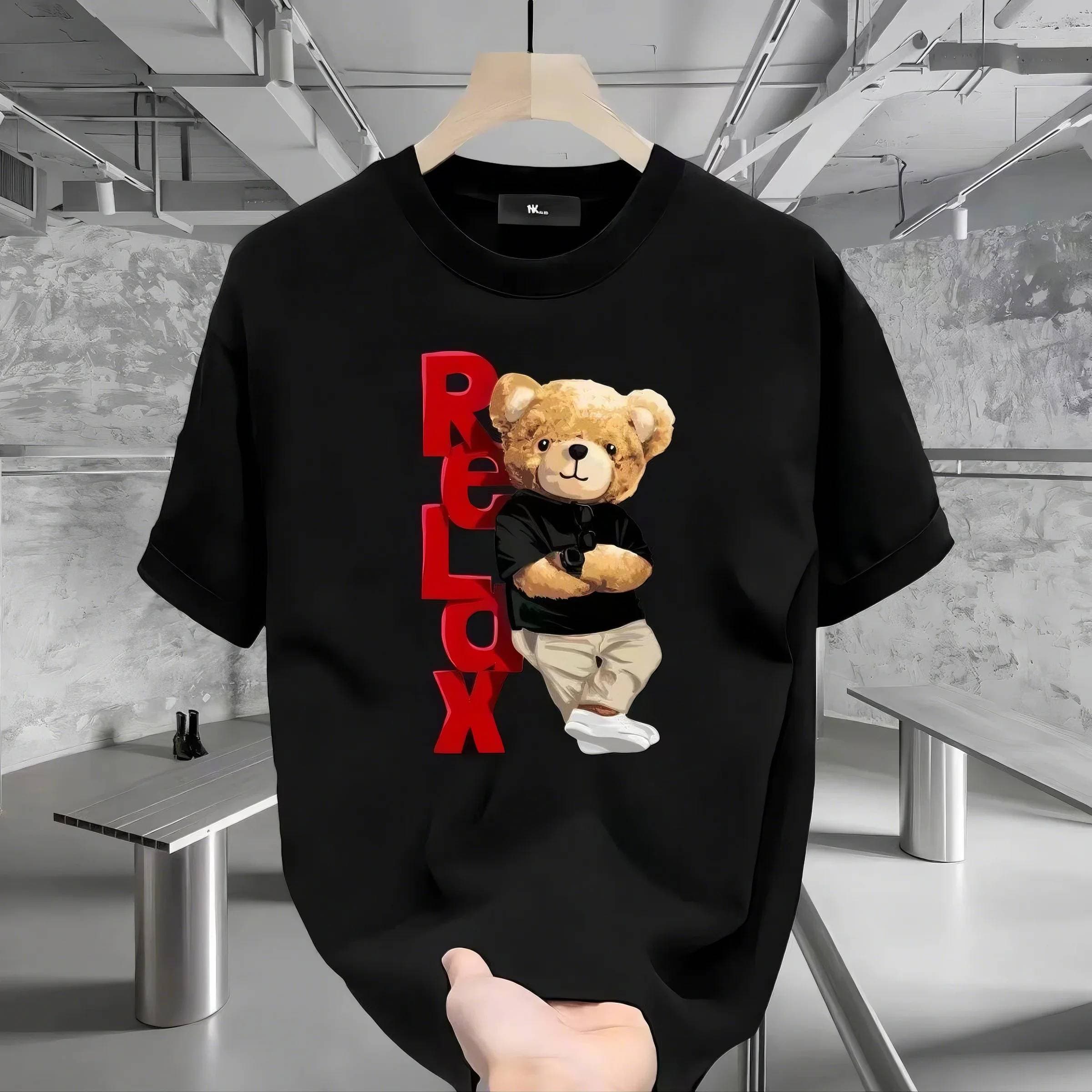 2025 Summer Loose Men And Women Pullover 100% Cotton Short Sleeve T-shirt