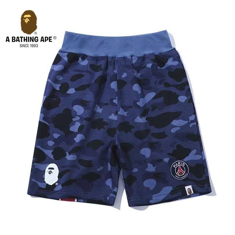 A BATHONG APE Ape Head Shark Shorts Ape Head Shorts Five Leg Casual Shorts, Made Of Pure Cotton Fabric