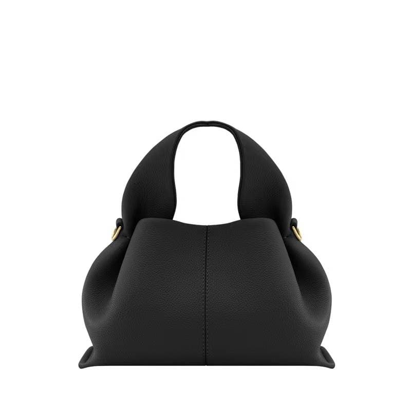 2024 new niche design genuine leather crossbody bag cloud dumpling bag tote bag sense fashion handbag