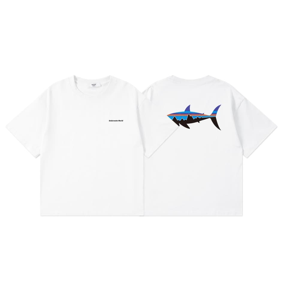 Boys & Girls Graphic Tee - Playful Flying Fish Print | Summer Casual Cotton Shirt