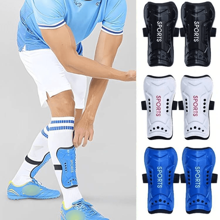 Double Strap Soccer Leg Pads For Adults And Children Professional Game Training Leg Pads Sports Thickened Calf Fixing Sets