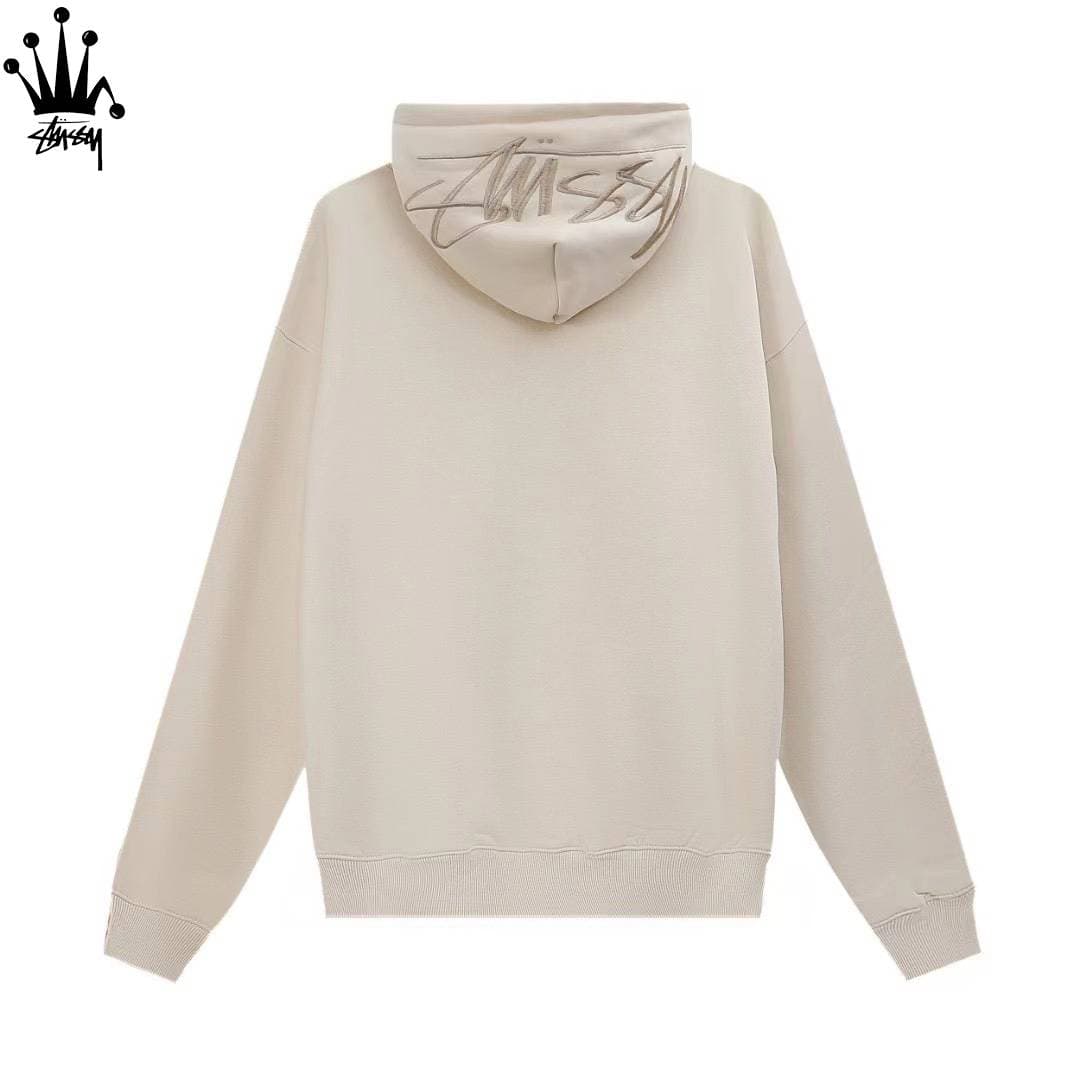 Stussy Letter Logo Pattern Printed Casual Fashion Versatile Pure Cotton Hoodie For Both Men And Women