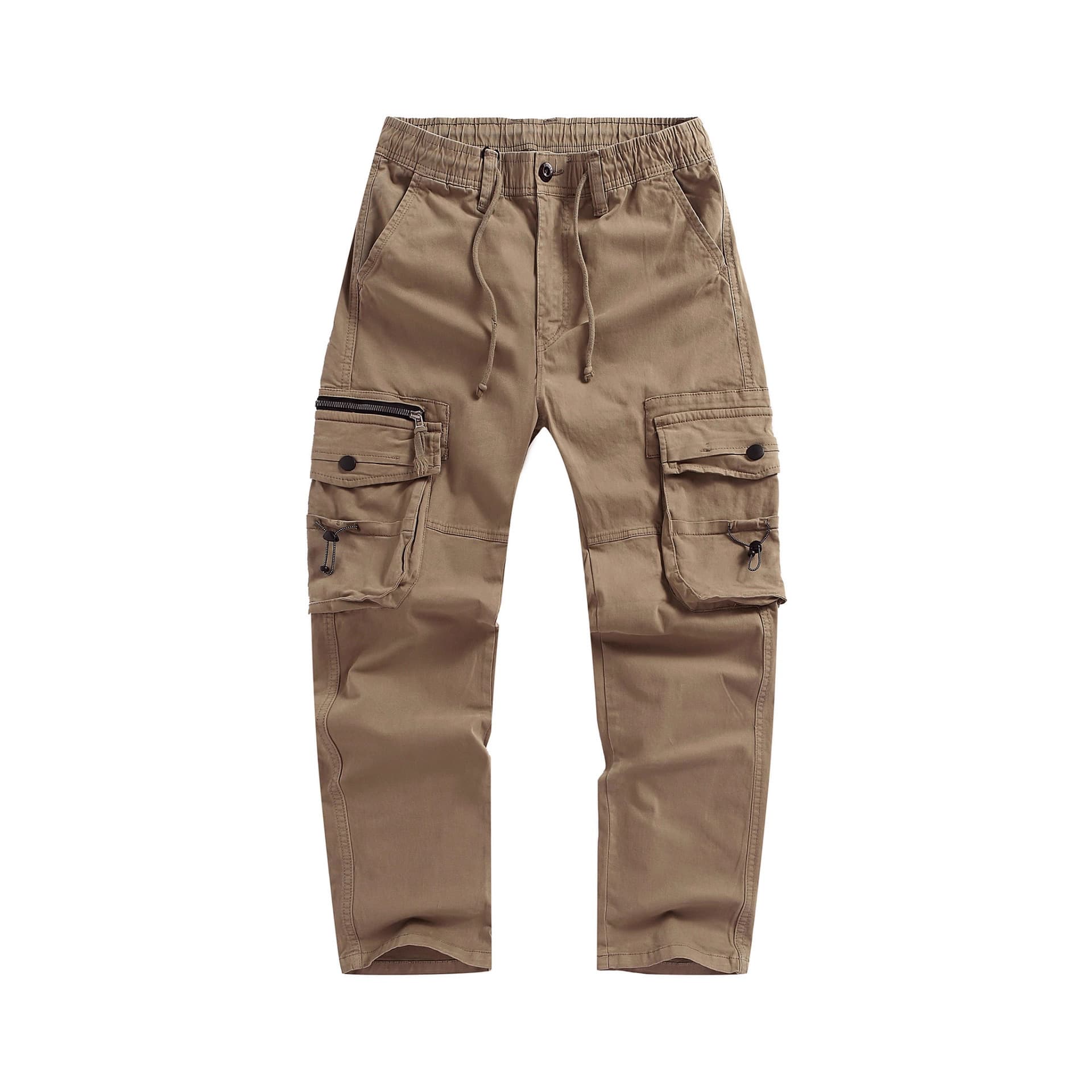 ​​Men's Loose Fit Cargo Pants With Multiple Pockets – Trendy Straight Leg Joggers For Casual & Streetwear