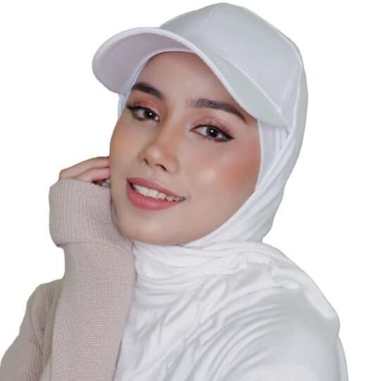 baseball cap convenient hijab women hijab single color mercerized cotton hijab hat sun protection hat