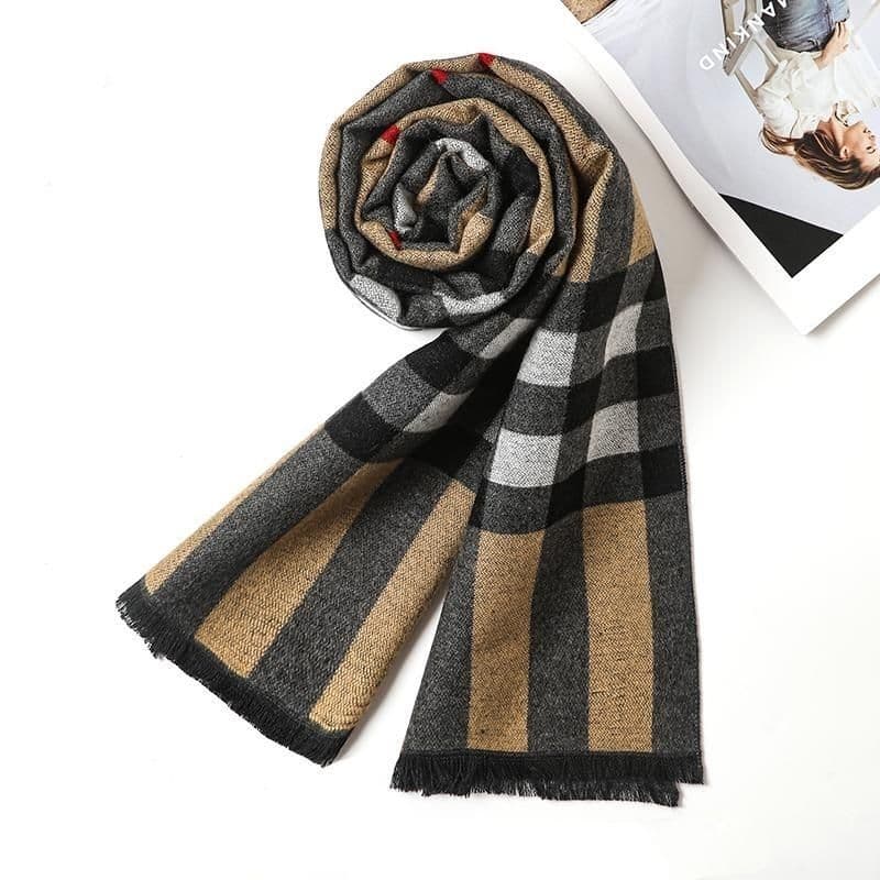 Winter Birthday Young Gift Boyfriend Neck Warmth Middle aged and Elderly Men's Scarf