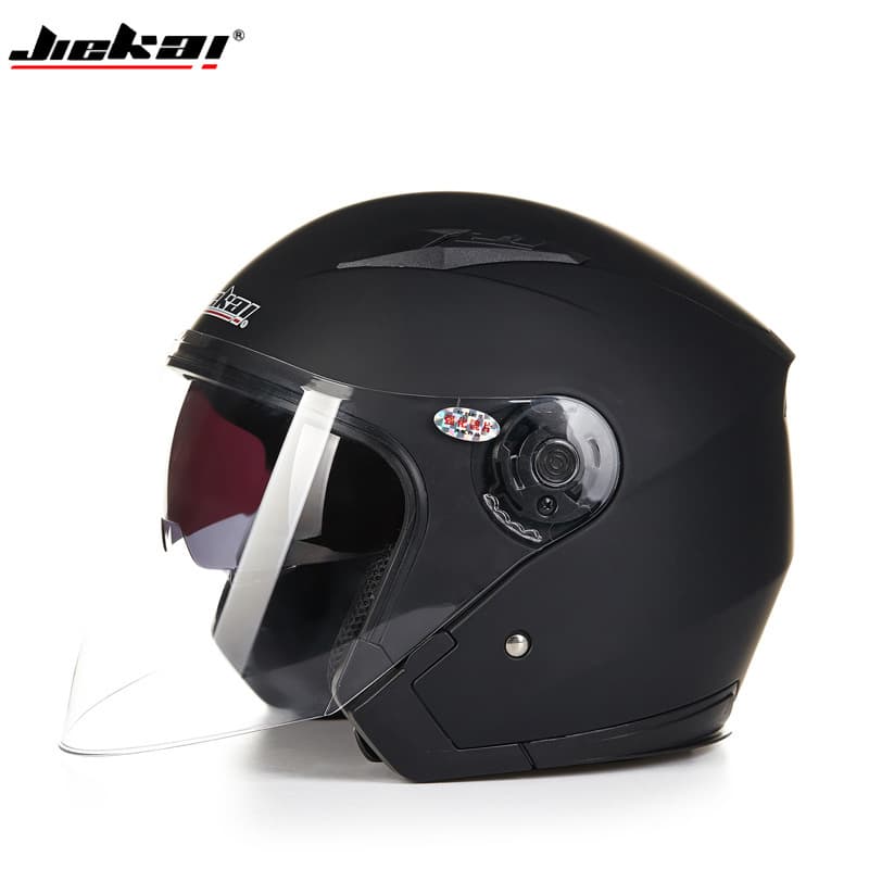 Motorcycle Accessories & Parts electric non motorcycle helmet men's and women's four seasons anti fog double lens half helmet summer sun protection