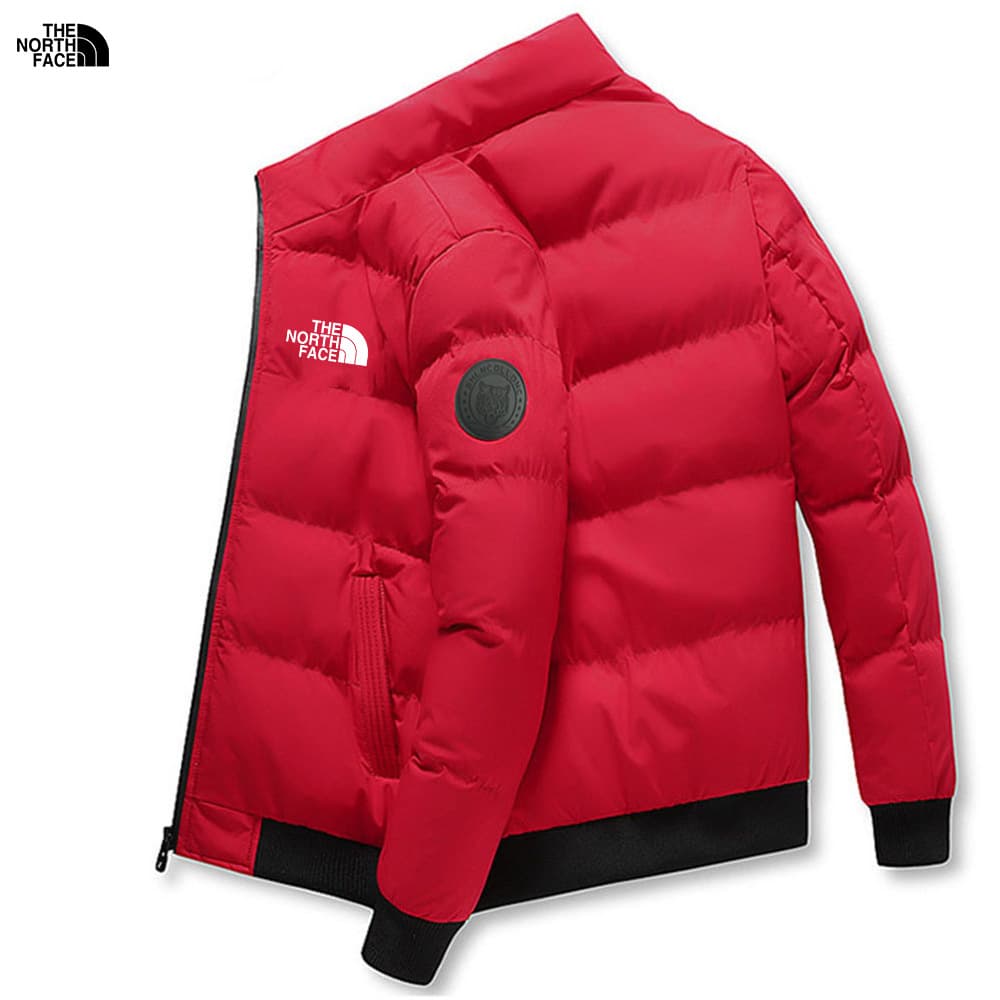 Veste à col montant pour homme, veste chaude en coton épais pour l'automne et l'hiver, doudoune en coton
