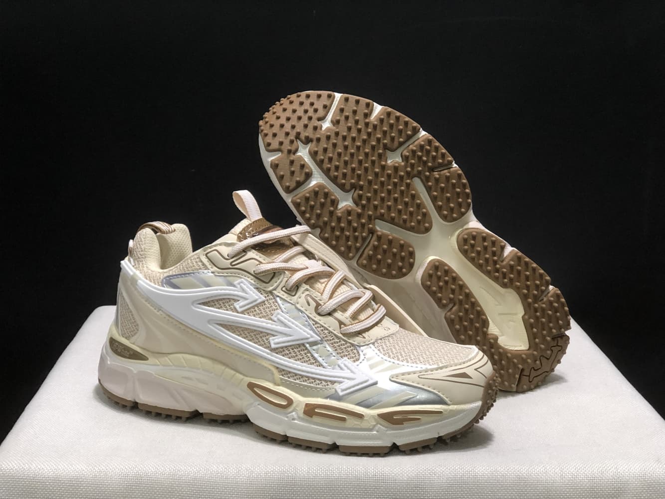 Chaussures de course unisexes Off-White Be Right Back pour adultes, baskets décontractées