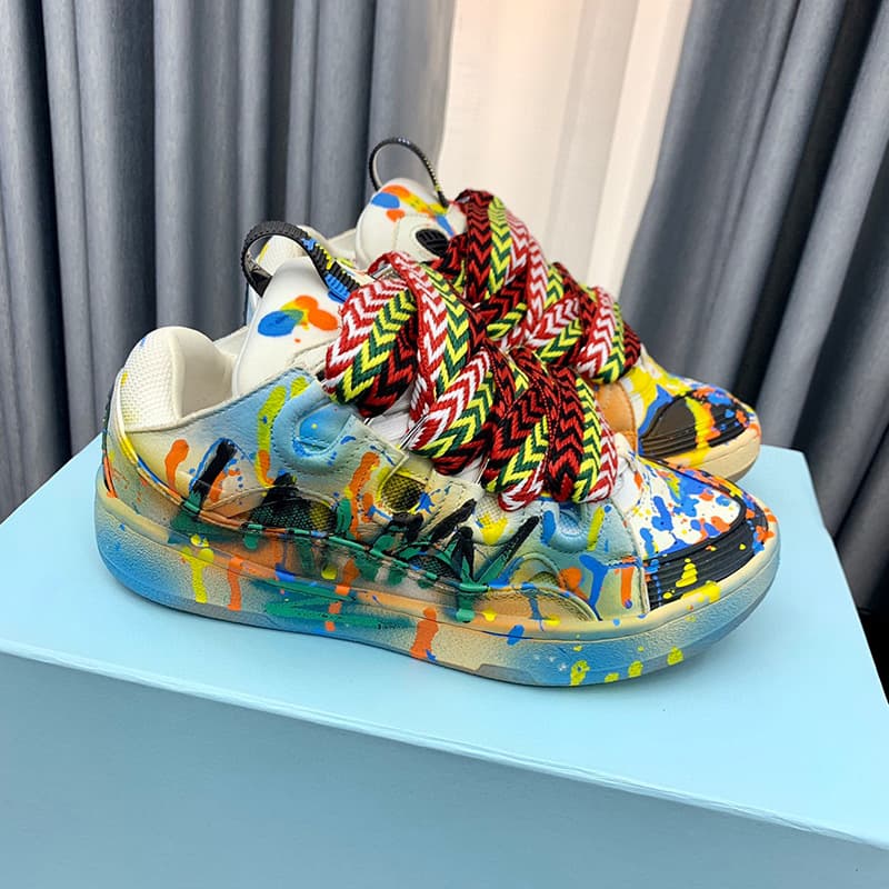 Lanvincurb Lang Fan De Training Chaussures de sport décontractées à lacets épais, confortables et polyvalentes, tendance