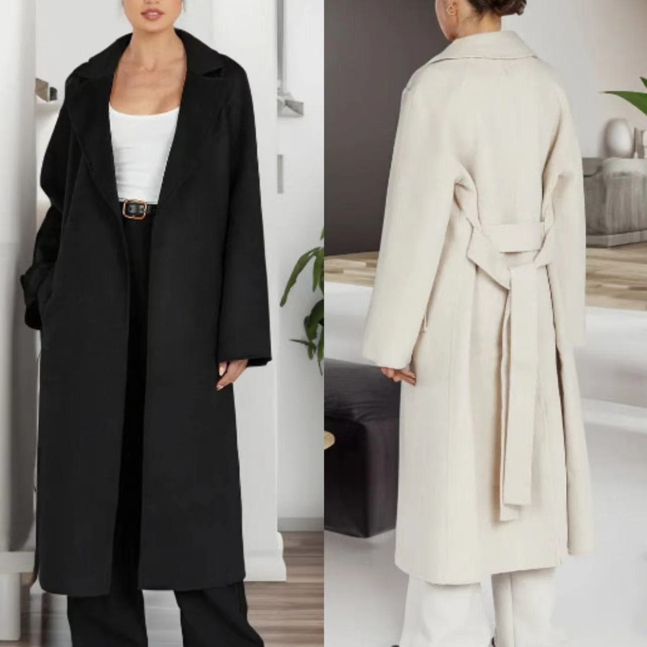 Women's clothing loose fashionable long coat women's knitted cardigan high-end woolen jacket