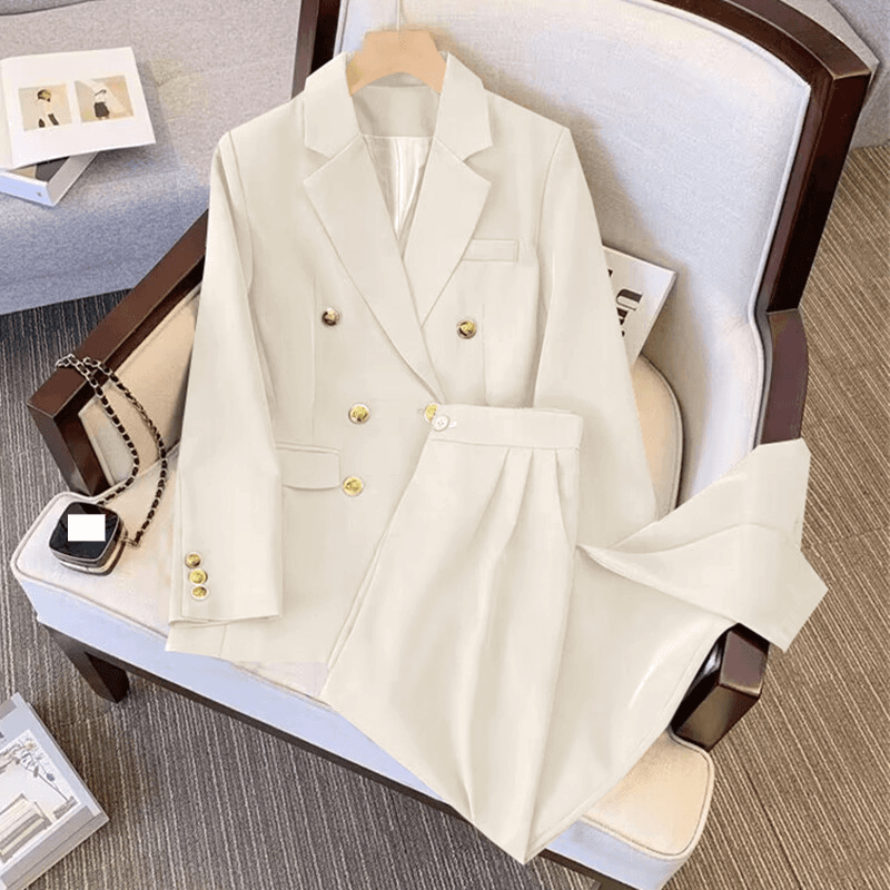 Women's new small high-end casual Korean suit pants two-piece suit