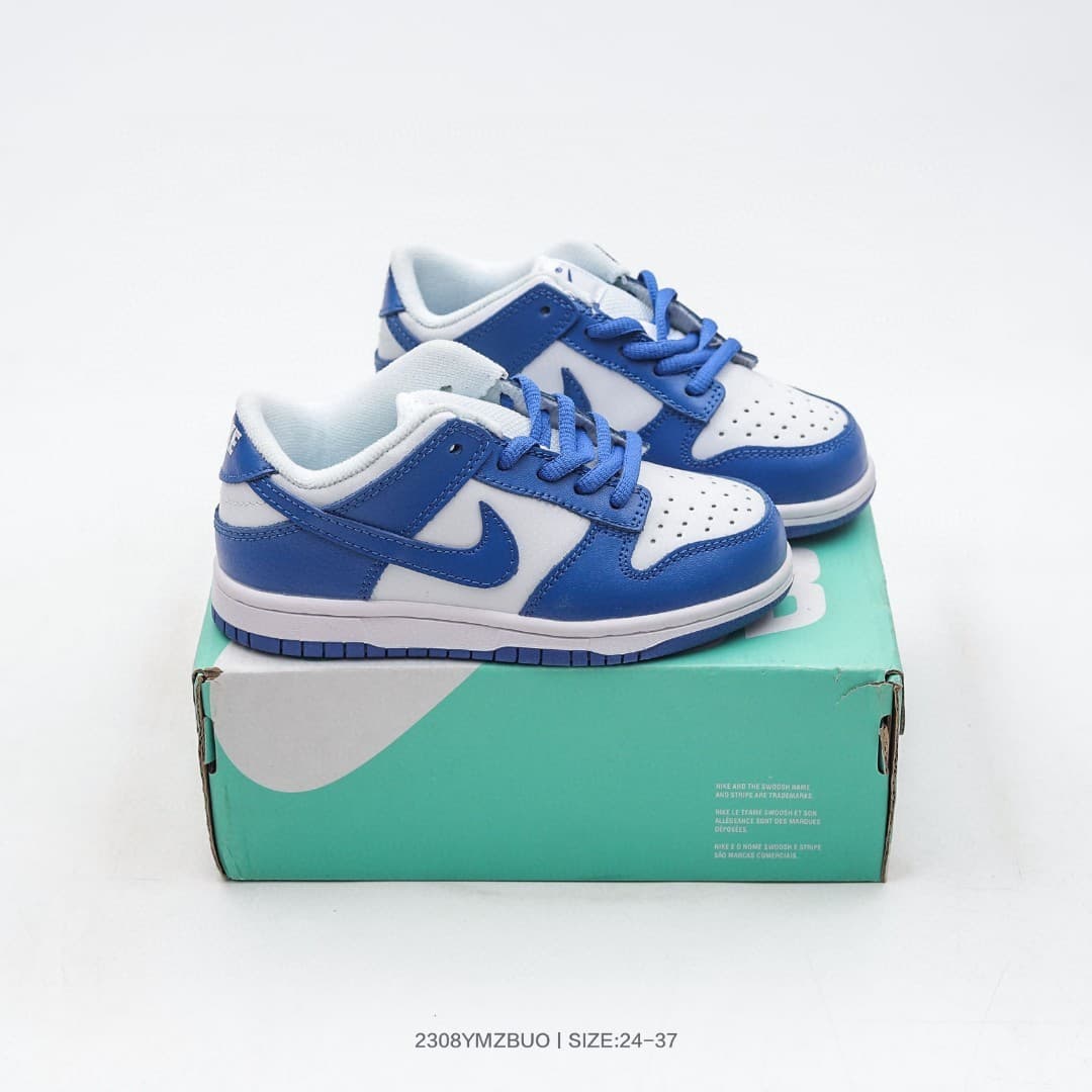Nouvelle collaboration de chaussures basses pour enfants, chaussures de skate en cuir pour filles et garçons, chaussures décontractées pour étudi