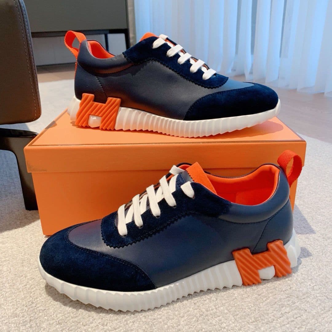 Chaussures noires décontractées et résistantes en cuir véritable H Brand Relax‐Daily Height‐Increasing, pour femmes et hommes