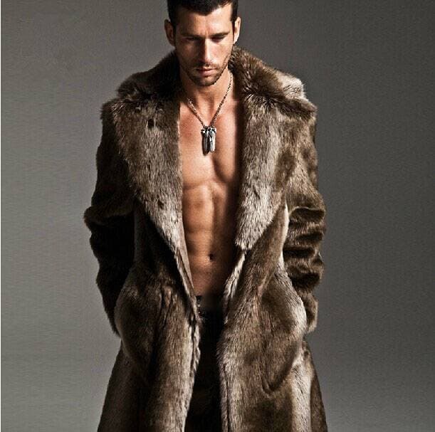 Men's Clothing Fur Coat Mink Coat Coat Long Winter Wear