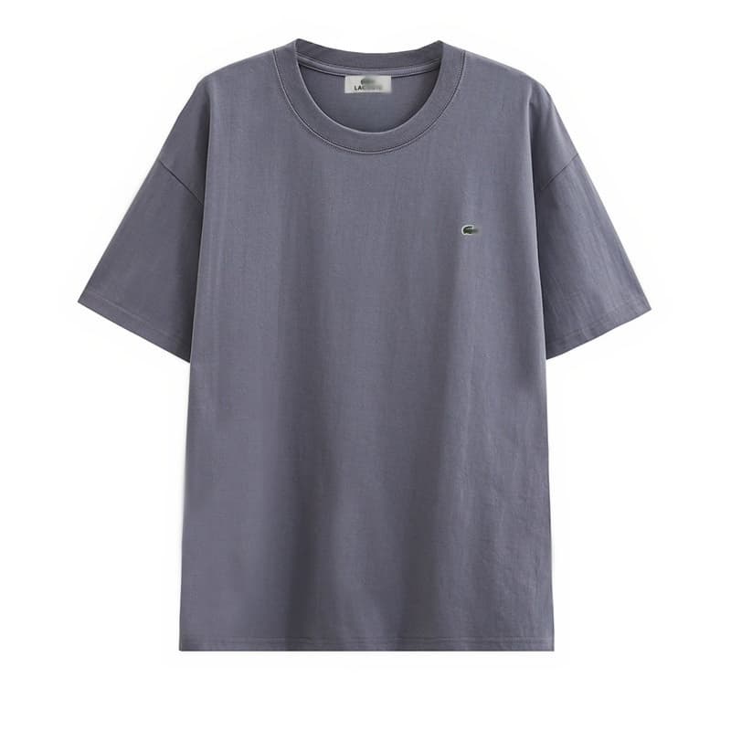 CL French Crocodile Pure Cotton Short Sleeved Shirt, High-quality Neutral T-shirt, Spring And Summer Fashionable Top, Crocodile Embroidery Top