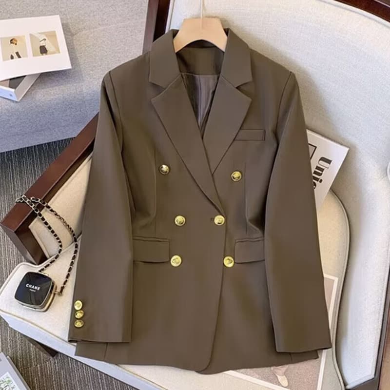 Women's Slim-Fit Blazer Set – Office Jacket & Pants (Plus Size, 30+ Colors, Stretch Polyester) Color Chameleon