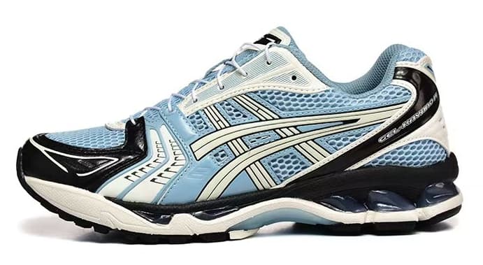 Chaussures de course Gel Kayano 14 Design, semelle résistante, confort optimal, idéales pour l'entraînement.