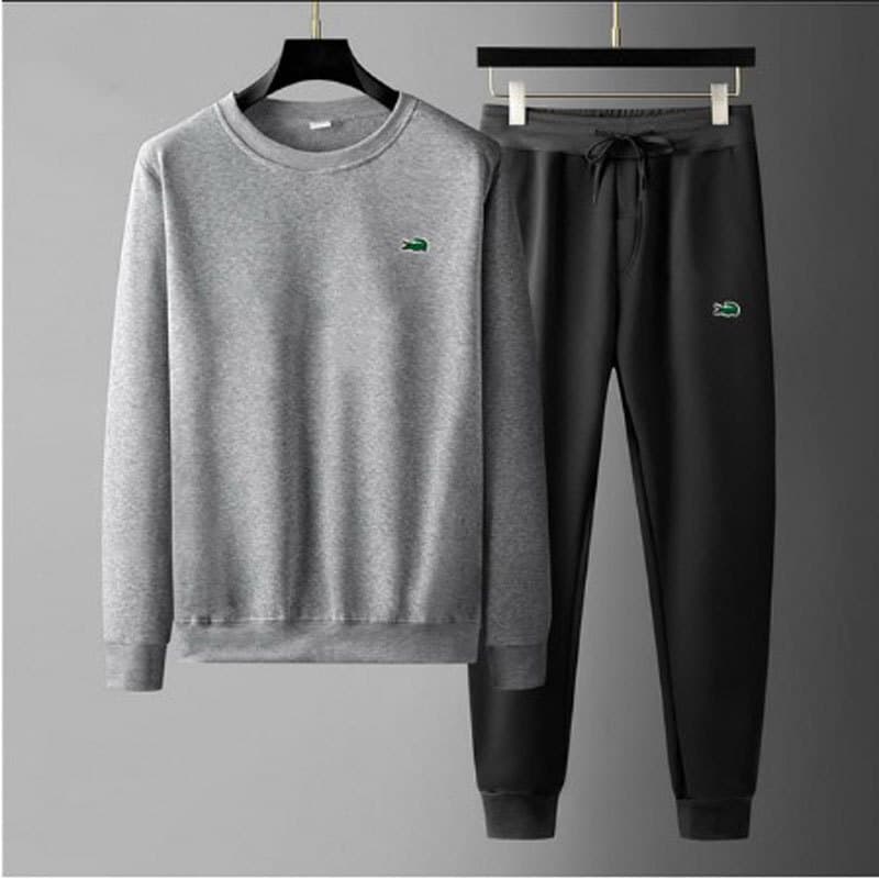 Ensemble pull sans capuche à col rond et pantalon de course pour homme (collection 2023).