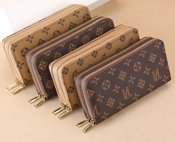 Brand Women's Wallet Long Women's Fashion Double Layer Zipper Large Capacity Wallet Women's Wallet