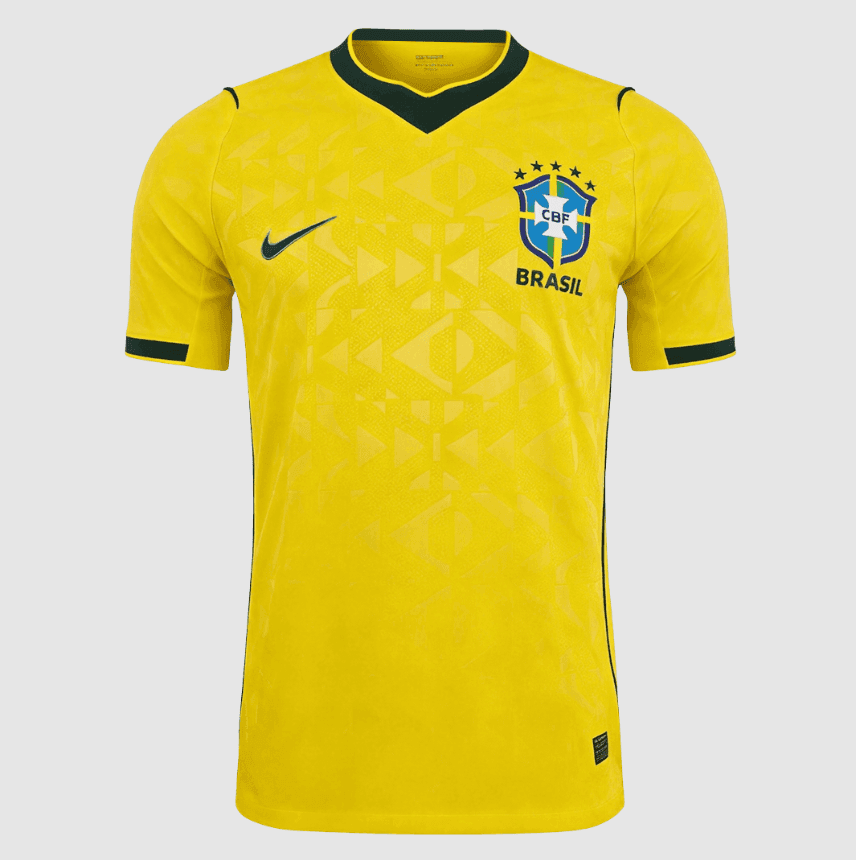 2026 Brazil Home Soccer Jersey - Yellow National Team Fan Shirt