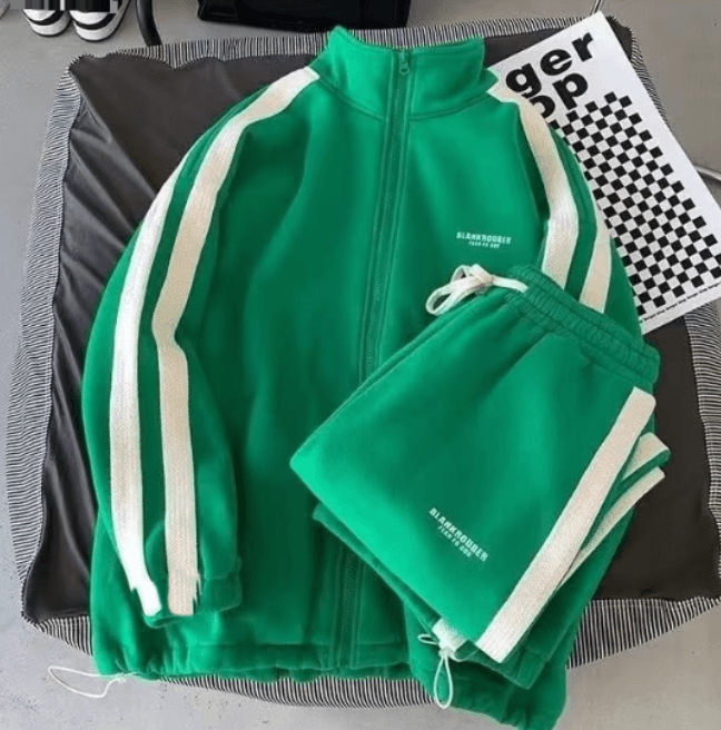 Ensemble pull streetwear pour homme : manches longues et jogging | Coupe ample et décontractée
