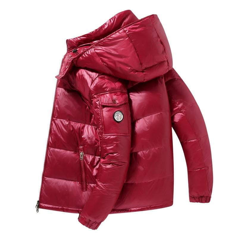 Men's Clothing New European And American Down Jackets For Men And Women, Bright Winter Duck Down Couple Jackets