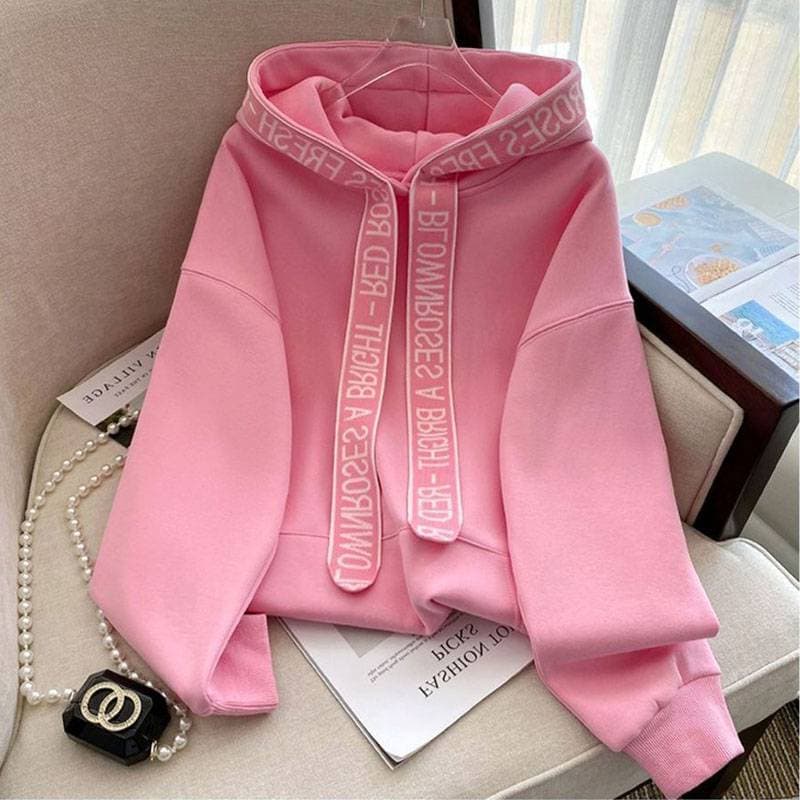 Women's Clothing In Autumn And Winter, Plus Velvet And Thickened, Loose And Age Reducing Tops, Design, Fruit Green, Versatile Jacket For Students