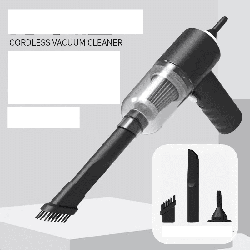 Handheld Vacuum Cleaner Car-mounted Household Portable Wireless Charging High-power Vacuum Gun Suction and Blowing Dual-purpose Hair Suction