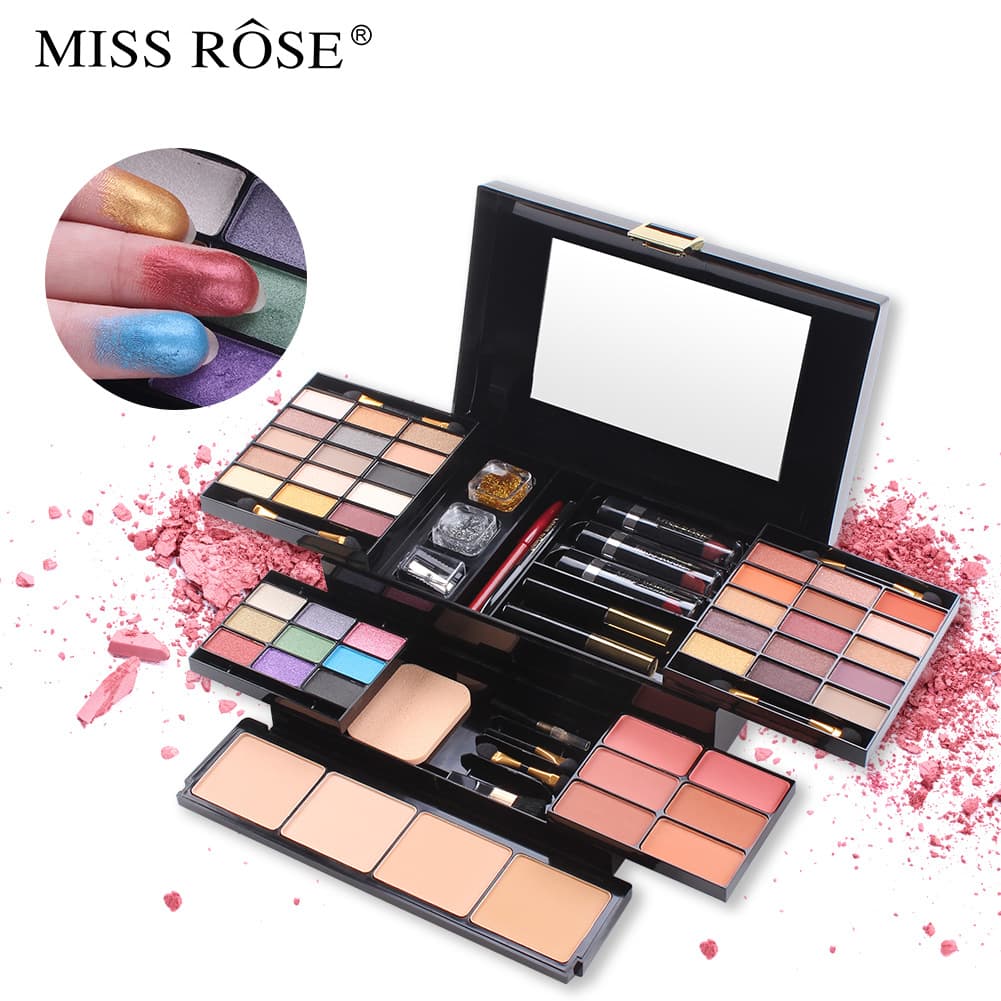 [Mother'S Day Gift]Surprise Lucky - 39 Colors Matte Eye Shadow Box Makeup Box High Gloss Blush Powder Box Multi Function Repair Palette Makeup Palette