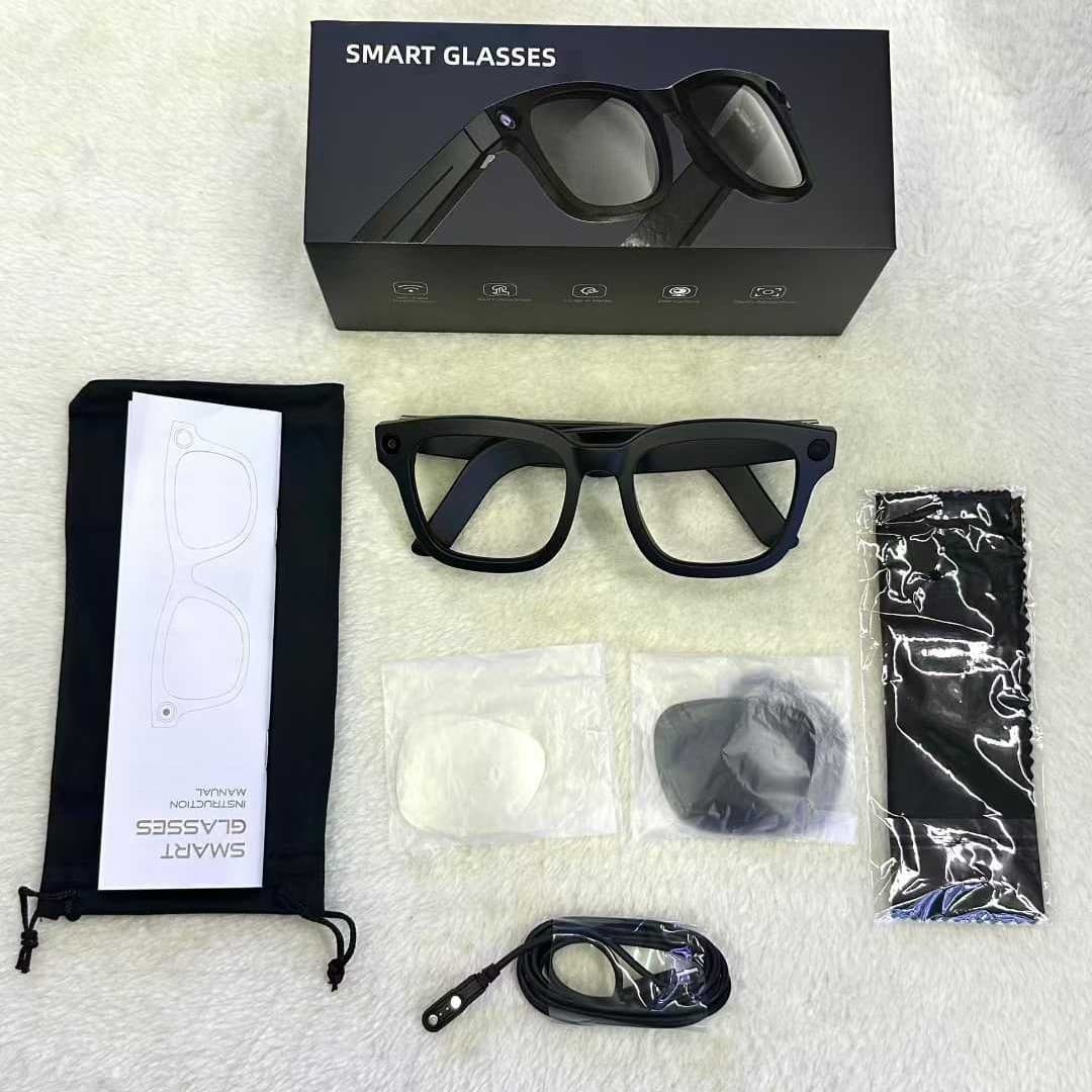 E02S/L Smart Glasses 800W Pixel AI Translation Recognition Interactive Ultra-Long Battery Life Local Memory And Video