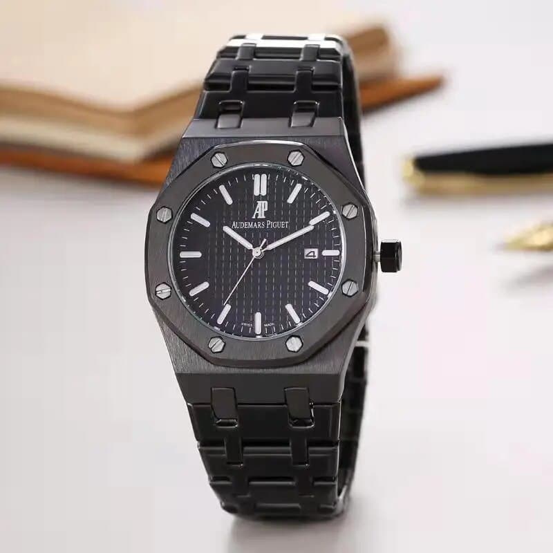 Montre homme de luxe AP, collection élégante, à quartz, haut de gamme, trois aiguilles, design simple.