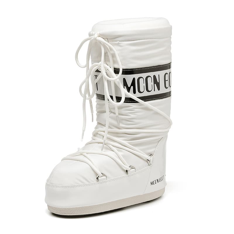 Bottes courtes à lacets pour femmes, collection hiver 2024 : chaudes et épaisses, en coton antidérapant et résistant à l’usure.