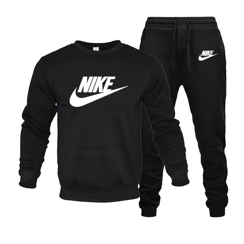 Ensemble pull à col rond et pantalon pour homme, haut à manches longues et pantalon, deux pièces, tendance et confortable, nouvelle collection aut