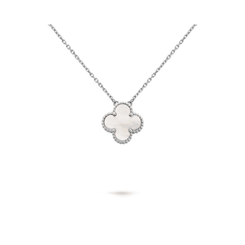Collier cornaline Alhambra, pendentif de luxe, haut de gamme, chaîne à os, cadeau d'anniversaire de vacances, nouvelle collection