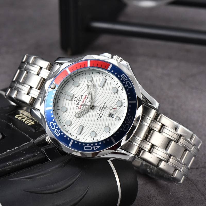 Montres pour hommes SEAMASTER, style business, élégance, métal, style rétro, quartz