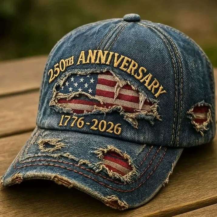 Vintage Cotton Baseball Cap With Embroidery & Distressed Design - Adjustable & Foldable For Men & Women - Old Fuckers Club Style